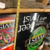 Original Twist Premium Beer Tin Sign Breweriana 34x23 Iron City? 90's Vtg Advert