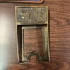 Vtg Brass Coricidin Rx Pharmaceutical Promo Prescription Memo Pad Holder Adverti