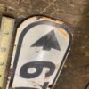 Vtg Ceramic Sign State Road Rt 679 Virginia Street Sign Antique 1930's Oil Gas
