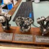 Vintage Shovelhead Motor Engine Pewter Stand Display Harley Davidson Miniature!