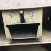 Vintage Wolverine Toy Polar Refrigerator & Ice Box tall 50s Tin Litho USA detail