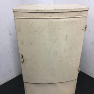 Vintage Wolverine Toy Polar Refrigerator & Ice Box tall 50s Tin Litho USA detail