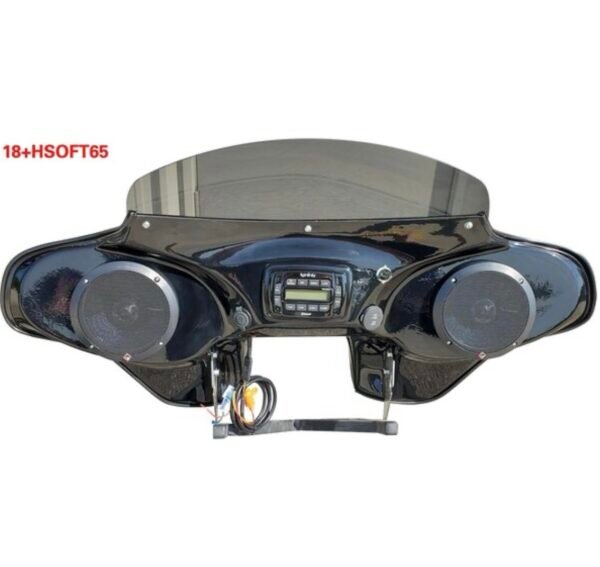 screenshot Black 2-Speaker Batwing Fairing - HSOFT1865
