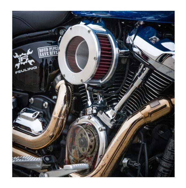 Feuling BA Air Cleaner Kit With Clear Cover For Harley Milwaukee-Eight 2017-2025
