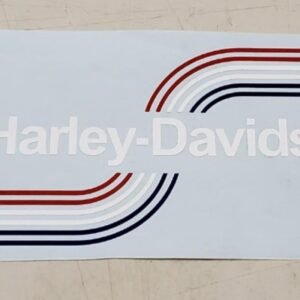 1974 Harley-Davidson FLH Superglide Gas Tank Decals Sticker AMF VTG Red White Bl