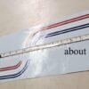 1974 Harley-Davidson FLH Superglide Gas Tank Decals Sticker AMF VTG Red White Bl