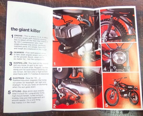 product-img-baja_brochure_092223_cc-1-a2ce2eec-0d20-4d82-89ab-5d4fb145fffb.jpg VTG Original 1972 Harley Davidson Baja 100cc NOS AMF Brochure