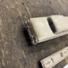 1950s postwar Lionel  Toy Train 6414 premium white auto loader car Acc Vtg