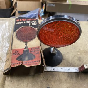 Stratolite Amber Red Reflector Suction Cup Hot Rod Man Cave Classic Car truck