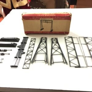 Vtg Plasticville train set SG-3 railroad signal bridge Bachmann w / original box