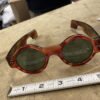 product-img-tortise_glasses-1-2d280589-8c44-4a4b-91b1-496e1f5d2c16.jpg 1960s Vintage Novelty Sunglasses Round Faux Tortoiseshell Green Lenses Classy