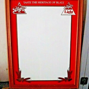 s-l1600-44_deec05d4-e5dd-4a36-a2db-446d67ddeed2.jpg NOS Taste the Heritage Blatz Light Beer Dry Erase Menu Board Sign Breweriana Vtg