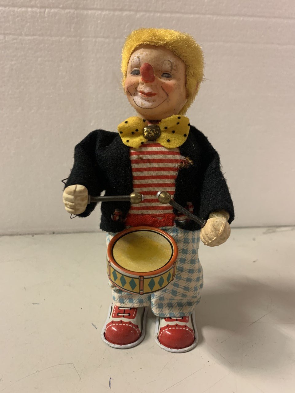 Rosko Wind Up Musical Clown #9110 in Original Box Working Japan TN modern toys