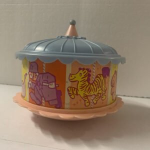 thumbnailimg-8728.jpg Vintage Baby Toy Top Pink & Blue Carousel